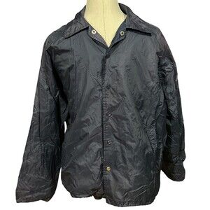 Windbreaker Brand Jacket Vintage 90's Blue‎ Nylon Adult Size Large